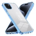 thumbnail image 1 of for iPhone 14 Plus Crystal Clear Case [Anti-Yellowing] Anti-Scratch Transparent Hard Back and Flexible Edge [Military Grade Drop Protection] Shockproof Phone Cover for iPhone 14 Plus, Blue, 1 of 8