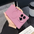 thumbnail image 1 of for iPhone 14 Plus Magnetic Case [Compatible with Mag-Safe] [Built-in Camera Lens Protector] Slim TPU Silicone Shockproof Corners Protection Phone Case Cover for iPhone 14 Plus, Purple, 1 of 11