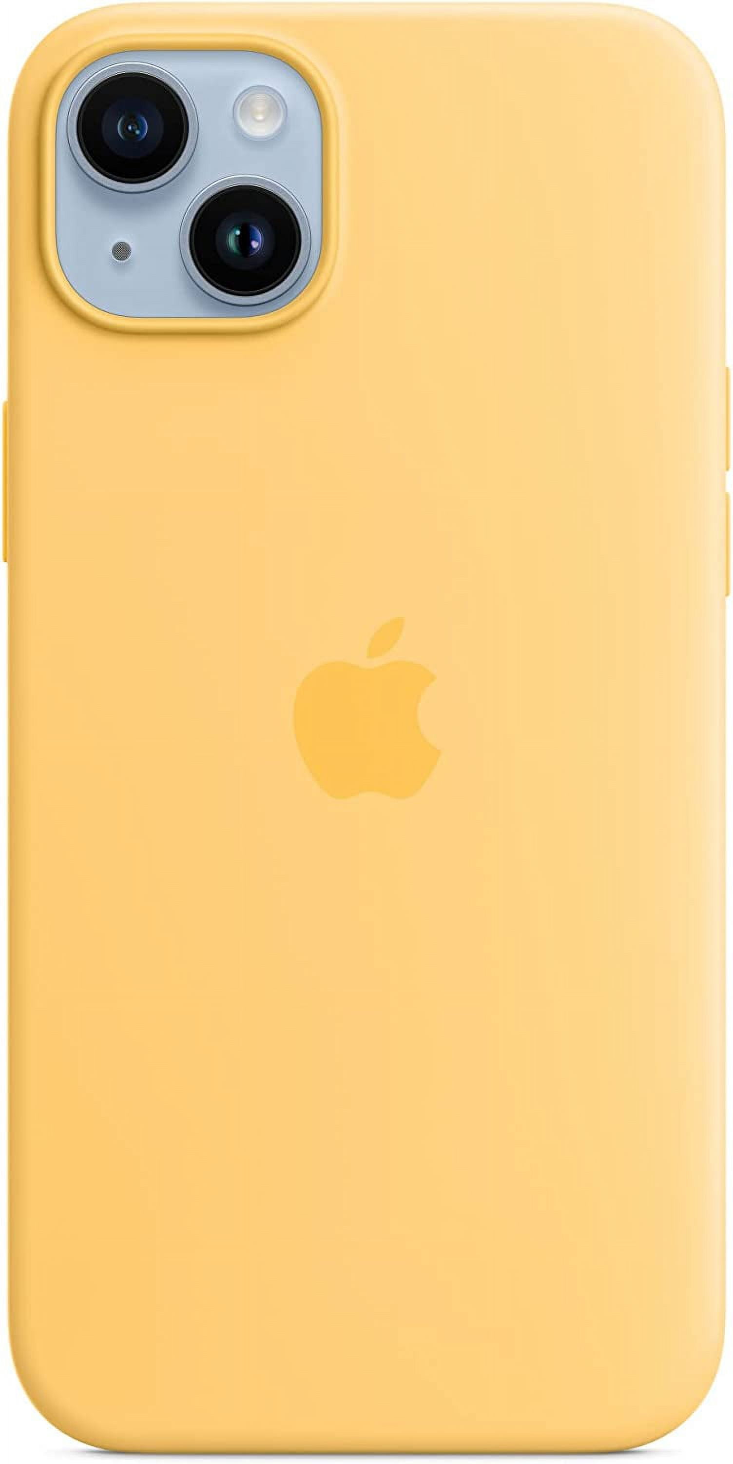 iPhone 14 Plus Silicone Case with MagSafe Sunglow