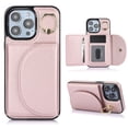 thumbnail image 1 of for iPhone 14 Plus Wallet Case with Card Holder Women Men, Flip PU Leather Kickstand Shockproof Protective Phone Cover Magnetic Clasp 360 Rotation Ring Stand for iPhone 14 Plus, Rosegold, 1 of 6