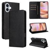 for iPhone 14 Plus Wallet Case with RFID Blocking Credit Card Holder, Magnetic Closure PU Leather Folio Flip Kickstand Shockproof Cover Women Men for iPhone 14 Plus,Black