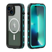 iPhone 14 Plus Waterproof Case, Dteck Full Body Heavy Duty Protection Full Sealed Cover Shockproof Dustproof Built-in Clear Screen Protector Rugged Case for iPhone 14 Plus 6.7 inch 2022, Blue