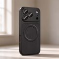 for iPhone 14 Pro Back Case, Compatible with MagSafe, Luxury PU Leather ...