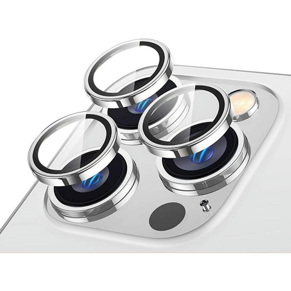 for iPhone 14 Pro Camera Lens Protector, iPhone 14 Pro Max Camera Protector Anti-Scratch 9H Tempered Glass Camera Lens Screen Protector for iPhone 14 Pro 6.1"/iPhone 14 Pro Max 6.7", Silver