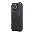 thumbnail image 1 of for iPhone 14 Pro Case Compatible with MagSafe, Magnetic Premium PU Leather Case, Ultra Slim Cover Shockproof Protective Wireless Charging Phone Case Designed for iPhone 14 Pro, Black, 1 of 8