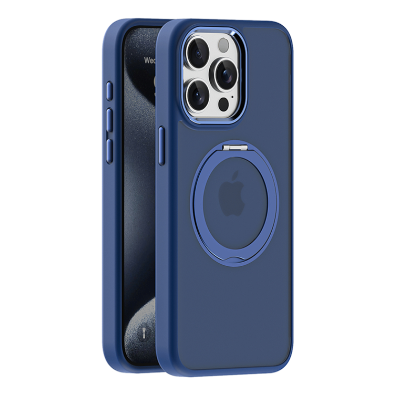 Custodia Per Vivo X100 Pro Trasparente Satinata - Sottile, Antigraffio, Con Ricarica Wireless, Paraurti In TPU E PC (2)