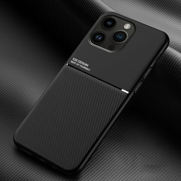 for iPhone 14 Pro Case, Luxury Ultra Slim with Magnetic Matte Dual Layer Shockproof Bumper Frame Drop Protection Hybrid Phone Case Cover for iPhone 14 Pro 6.1 inch,Black