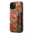 thumbnail image 1 of For iPhone 14 Pro Case, PU Leather Designing Flowers Wallet Case for Women Men with RFID Blocking Card Holder Slot Magnetic Closure Shockproof Protective Phone Case Cover,Summer, 1 of 6