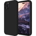 thumbnail image 1 of for iPhone 14 Pro Case, Silicone Upgraded [Camera Protection] Phone Case with [2 Screen Protectors], Soft Anti-Scratch Microfiber Lining Inside, 6.1 inch, Black, 1 of 11
