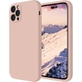 thumbnail image 1 of for iPhone 14 Pro Case, Silicone Upgraded [Camera Protection] Phone Case with [2 Screen Protectors], Soft Anti-Scratch Microfiber Lining Inside, 6.1 inch, Pinksand, 1 of 11
