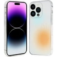 thumbnail image 1 of iPhone 14 Pro Case, Simplicity Shockproof TPU Phone Case for iPhone 14 Pro 2022 (6.1 Inch) Unique Cover for Girls and Women, Orange Glow, 1 of 13
