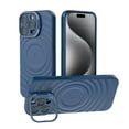 thumbnail image 1 of for iPhone 14 Pro Case, Soft Silicone Case with Stand, Military-Grade Protection, Built-in Camera Stash Stand, Luxury Magnetic Ultra Slim Skin Friendly Phone Case for iPhone 14 Pro, Blue, 1 of 7