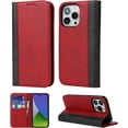thumbnail image 1 of for iPhone 14 Pro Case Wallet with Crossbody Lanyard + Wrist Strap for Women & Men,Purse Phone Case with Card Holder,Protective PU Leather Zipper Case for iPhone 14 Pro 6.1inch,Brown, 1 of 14