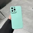 thumbnail image 1 of for iPhone 14 Pro Case for Women with Full Camera Lens Protection, Silicone Girly Cute Side Soft Ultra Slim Shockproof Protective Lightweight Phone Cover for iPhone 14 Pro, Lightcyan, 1 of 6