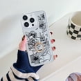 thumbnail image 1 of for iPhone 14 Pro Floral Pattern TPU Case, 360° Rotatable Ring Holder Clear Floral Shockproof Kickstand Slim Anti-scratch Anti-drop Lightweight Transparent Phone Case for Women Girls, Flower #3, 1 of 9