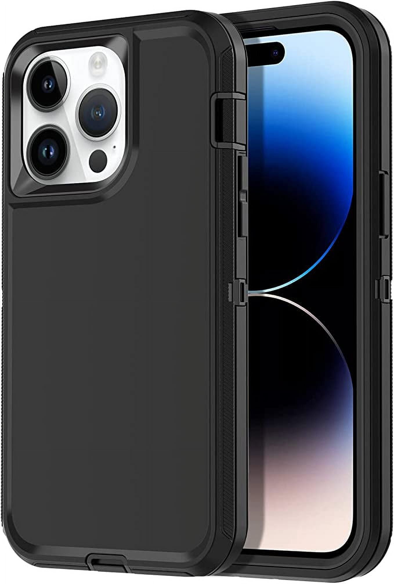 iPhone 14 Pro Heavy Duty Case {Shock Proof Case with 3 Layer Rubber