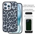 thumbnail image 1 of For iPhone 14 Pro Luminous Phone Case,Leopard Pattern Designing,for Women Girls Soft TPU Bumper Hard PC Back,Shockproof Rugged Anti-fall Ultra Slim Skin Feeling Phone Case,Black, 1 of 7
