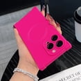 thumbnail image 1 of for iPhone 14 Pro Magnetic Case [Compatible with Mag-Safe] [Built-in Camera Lens Protector] Slim TPU Silicone Shockproof Corners Protection Phone Case Cover for iPhone 14 Pro, Rose, 1 of 11