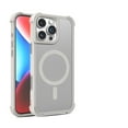 thumbnail image 1 of for iPhone 14 Pro Magnetic Phone Case Corners Shockproof Protective Case Compatible with Mag-Safe, TPU Bumper Hard PC Skin-Feel Back Slim Cover for iPhone 14 Pro Men Women, Gray, 1 of 7
