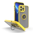 thumbnail image 1 of for iPhone 14 Pro Max 6.7" Case, Protective Matte Back Case Magnetic For Car Mount with 360° Rotatable Ring Holder Kickstand Shockproof Protective Cover For iPhone 14 Pro Max, Black, 1 of 7