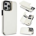 thumbnail image 1 of For iPhone 14 Pro Max 6.7" Phone Magnetic Detachable Wallet Case[Compatible magsafe]Back Flip Folio Shockproof Women Men Cover for iPhone 14 Pro Max[RFID Blocking Leather], White, 1 of 11