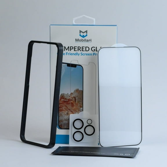 iPhone 14 Pro Max (6.7) Screen and Back Camera Protector Set | US Brand | Tempered Glass | Durable 9H | Antistatic | Anti-Scratch | Easy to Install | Bubble Free | Case Friendly