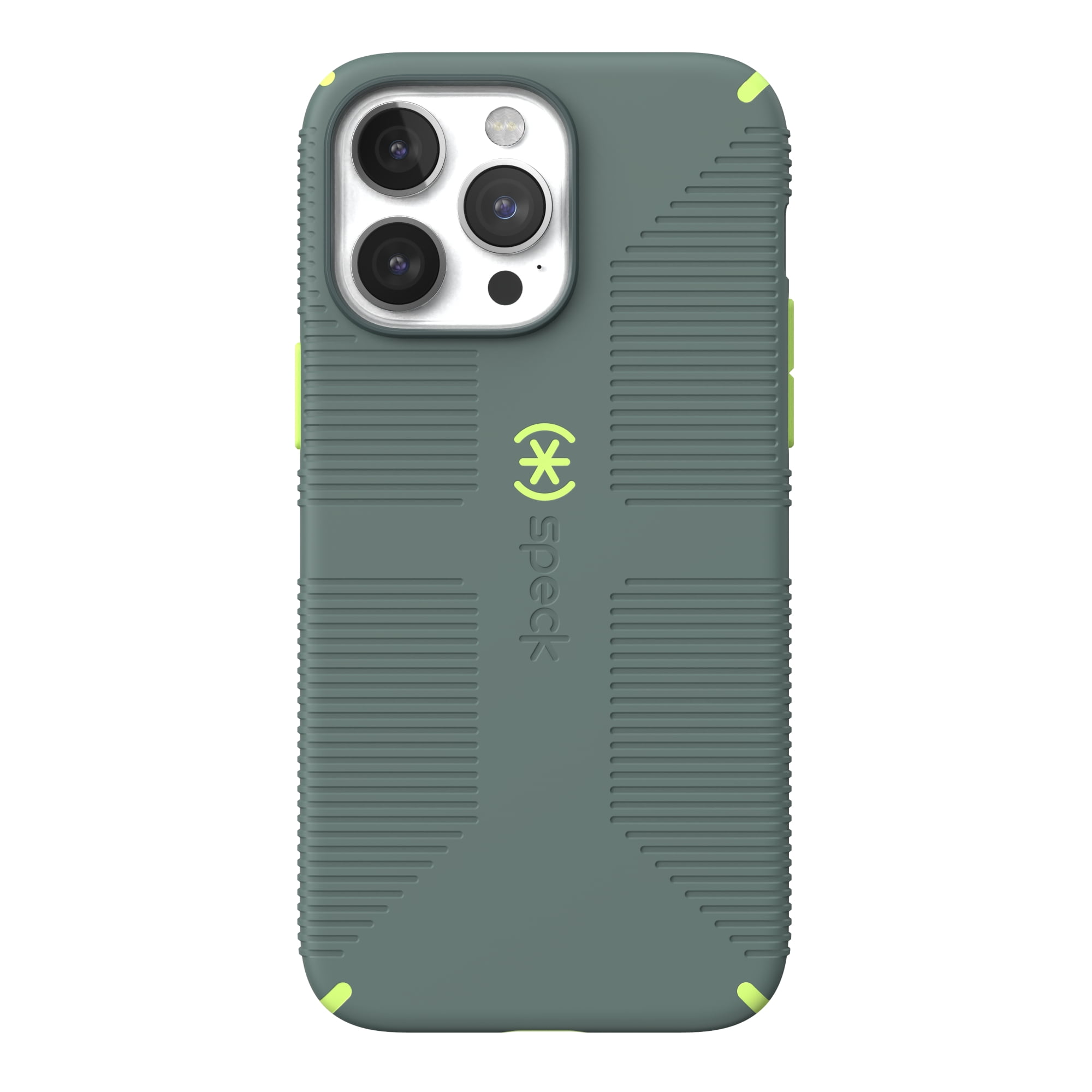iPhone 14 Pro Max CandyShell Grip with MagSafe in Neo Drab and Glow Green