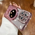 thumbnail image 1 of for iPhone 14 Pro Max Case Bling Magnetic Ring Stand [ Drop Protection][Compatible with MagSafe] Shiny Diamond Glitter Lens Protector & Makeup Mirror Luxury Cases for Women Girls, Pink, 1 of 9
