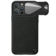 thumbnail image 1 of for iPhone 14 Pro Max Case with Camera Cover, Classic Shockproof Protective PU Leather Phone Case Flip Cover with Sliding Camera Lens Protection for iPhone 14 Pro Max 6.7 inch, Black, 1 of 13