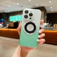 thumbnail image 1 of for iPhone 14 Pro Max Case Compatible with MagSafe, Cute Gradient Color Case for Women Girls Magnetic Case Soft TPU and PC Shockproof Back Slim Multicolor for iPhone 14 Pro Max - Green, 1 of 11