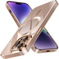 thumbnail image 1 of for iPhone 14 Pro Max Case,[Compatible with Magsafe],[10 FT Military Grade Drop Protection][Anti Yellowing] Slim Soft TPU Luxury Protective Phone Case for 14 Pro Max -Rose Gold 8-IP14pm-03, 1 of 12