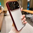 thumbnail image 1 of for iPhone 14 Pro Max Case Crystal Clear with Dust Plug & Lens Protector Luxury Plating Transparent Shockproof Anti-Scratch Soft TPU Phone Cases for Women Men for iPhone 14 Pro Max, Red, 1 of 8