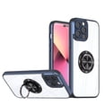 thumbnail image 1 of iPhone 14 Pro Max Case, Finger Ring Holder Rotating Kickstand Magnetic Car Stand Soft Bumper Cover Shockproof Phone Case for iPhone 14 Pro Max 6.7 inch for Women Girls, Darkblue, 1 of 6