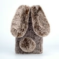thumbnail image 1 of for iPhone 14 Pro Max Case for Girls, Luxury Women Cute Toy Warm Furry Fuzzy Soft Rabbit Ear Faux Fur Hair Plush Diamond Camera Frame Warm Winter Skin Case Cover for iPhone 14 Pro Max, Coffee, 1 of 3