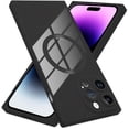 thumbnail image 1 of iPhone 14 Pro Max Case, , MagSafe Compatible, Shockproof TPU Silicone, 6.7 inch, Black, 1 of 6