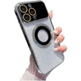 thumbnail image 1 of for iPhone 14 Pro Max Case Magnetic Glitter [ Compatible with MagSafe ], Bling Clear Phone Case, Full Camera Protection Sparkly Plating Slim Thin Soft Case for Women Girls - Silver, 1 of 10