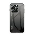 thumbnail image 1 of for iPhone 14 Pro Max Case [Military Grade Shockproof] Stylish Tempered Glass Back Luxury Slim Protective Two Layers Hard PC+Soft Silicone Rugged Women Men Anti-Scratch Cover,Gray, 1 of 10