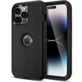 thumbnail image 1 of for iPhone 14 Pro Max Case Shockproof Heavy Duty Protection Dustproof Tough Rugged Dual Layer Matte Outdoor Hybrid Sports Cell Phone Case for iPhone 14 Pro Max 6.7’’ 5G 2022 Black, 1 of 8