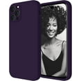 thumbnail image 1 of for iPhone 14 Pro Max Case, Silicone Upgraded [Camera Protection] Phone Case with [2 Screen Protectors], Soft Anti-Scratch Microfiber Lining Inside, 6.7 inch, Purple, 1 of 5