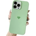 thumbnail image 1 of for iPhone 14 Pro Max Case Silicone Women Girls Heart with Soft Anti-Scratch Microfiber Lining Protective Phone Case for iPhone 14 Pro Max Pink (Mint), 1 of 15