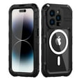 thumbnail image 1 of for iPhone 14 Pro Max Case Waterproof Shockproof Dustproof Full-Body Sturdy with Camera Lens Protection and Built-in Screen Protector,Underwater Full Sealed Cover for iPhone 14 Pro Max, Black, 1 of 9
