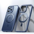 thumbnail image 1 of for iPhone 14 Pro Max Clear Case with Magnetic Stand [Compatible with MagSafe] [Invisible Ring Holder] Soft TPU Shockproof Drop Protection with Magsafe Phone Cover for iPhone 14 Pro Max, Blue, 1 of 6