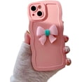 thumbnail image 1 of for iPhone 14 Pro Max Cute Women Case, Kawaii Case for iPhone 14 Pro Max Soft Silicone, Girly Case for iPhone 14 Pro Max Curly Wave Frame Camera Protection, Lovely Girls Case for iPhone 14 Pro Max, 1 of 12