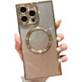 thumbnail image 1 of for iPhone 14 Pro Max Magnetic Case Compatible with MagSafe,Full Protection  Glitter Case with Camera Lens Protector Anti-Scratch Dust-Proof Net Case Cover for iPhone 14 Pro Max Blue, 1 of 17
