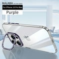 thumbnail image 1 of for iPhone 14 Pro Max Phone Case Clear,Built-in Stash Camera Ring Stand Phone Case,Military-Grade Protective Case,Scratch-Resistant Back Cover Ultra Slim Shockproof Phone Case,Darkpurple, 1 of 7