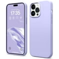 thumbnail image 1 of iPhone 14 Pro Max Phone Case, Premium Liquld Silicone Case, Full-Body Shockproof Protective, Anti-Scratch Soft Microfiber Lining, Ultra Slim Thin Cover, 6.7 inch, Lilac, 1 of 14