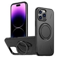 thumbnail image 1 of For iPhone 14 Pro Max Ultra Slim Hybrid TPU+PC Protective Cover with Metal Rotation Holder , Compatible MagSafe, Military Grade Shockproof Phone Case Cover,Black,For iPhone 14 Pro Max, 1 of 7