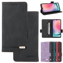 For iPhone 14 Pro Max Wallet Case with Credit Card Holder/Cash Slot, Vintage PU Leather RFID Blocking Folio Book Flip Kickstand Magnetic Clasp Protective Phone Cover for Women Men,Black