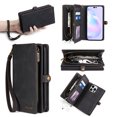 thumbnail image 1 of for iPhone 14 Pro Max Wallet Case, Durable PU Leather 2-in-1 Detachable Magnetic Flip Phone Case for iPhone 14 Pro Max Case Wallet with Card Holder Slots Zipper Pouch for Women Men,Black, 1 of 6