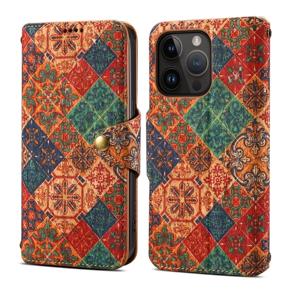 for iPhone 14 Pro Max Wallet Case with Lanyard for Women Girls, Flower Pattern Design PU Leather Flip Cover with Card Slots Kickstand Full Body Protective Case for iPhone 14 Pro Max, Blue